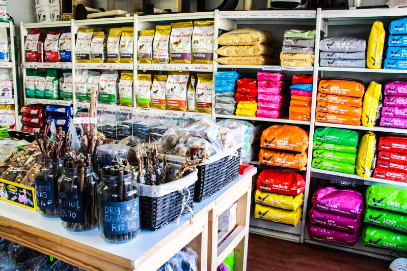 All the Premium pet foods...